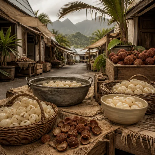 Les letchis de La Réunion : marchés forains, saison et art de vivre créole